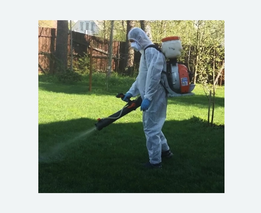 Обработка территории от клещей в Войковском районе Москвы